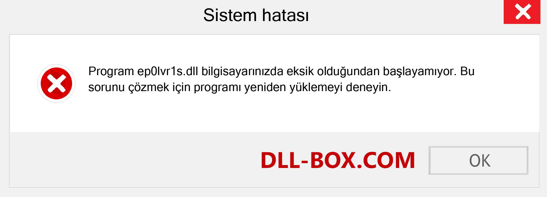 ep0lvr1s.dll dosyası eksik mi? Windows 7, 8, 10 için İndirin - Windows'ta ep0lvr1s dll Eksik Hatasını Düzeltin, fotoğraflar, resimler